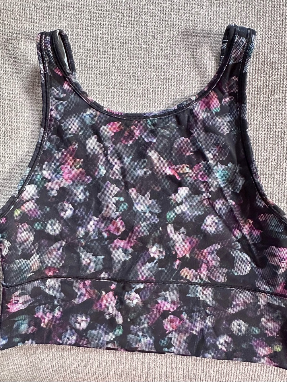 Lululemon Floral Print lululemon power pivot tank